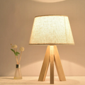 Minimalist wooden lamp